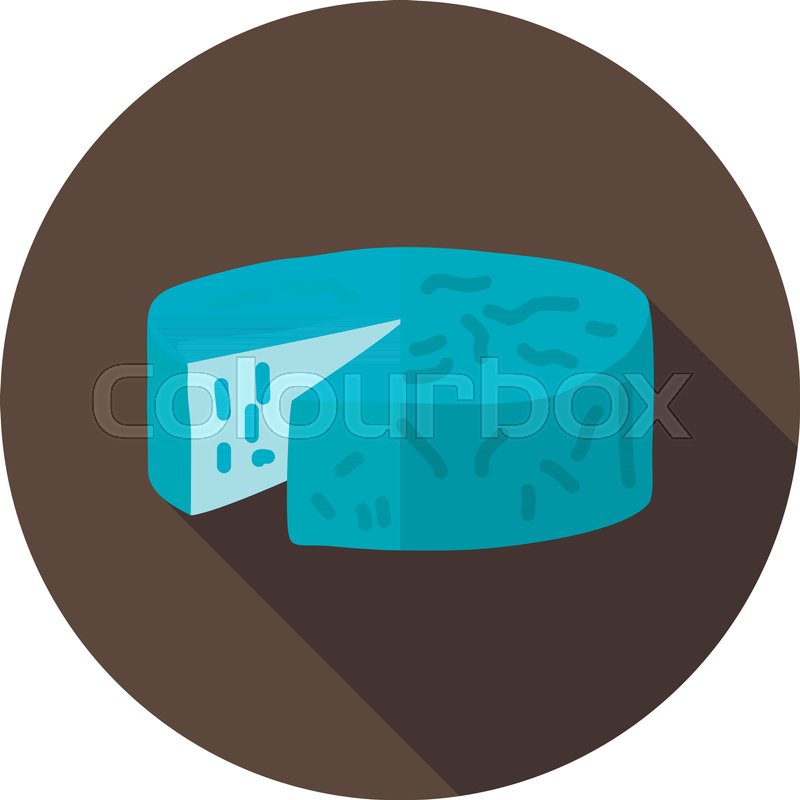 800x800 Soft Cheese With Mold Icon Farm Stock Vector Colourbox