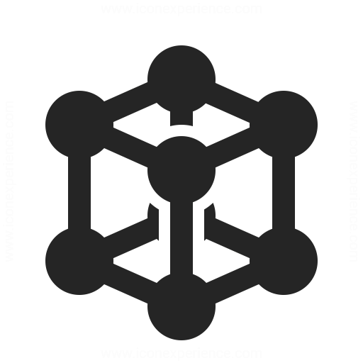 512x512 Cube Molecule Icon Iconexperience