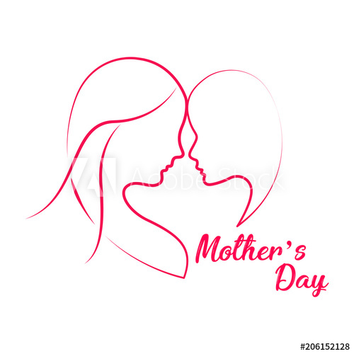 500x500 Text With A Mom Icon Mother Day
