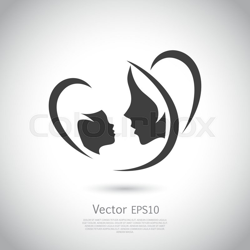 800x800 Icon Mother And Her Baby Healthcare Stock Vector Colourbox