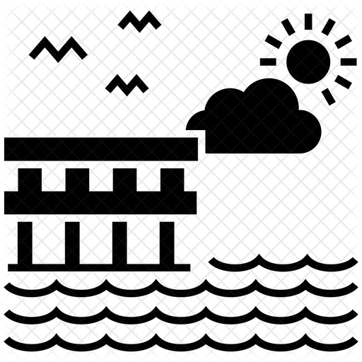 512x512 Sea Moment Icon Of Glyph Style