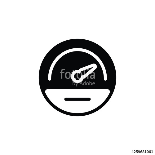 500x500 Black Solid Icon For Momentum Accelerate Stock Image And Royalty