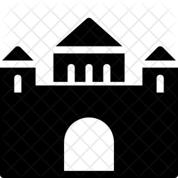 256x256 Monastery Icon Of Glyph Style