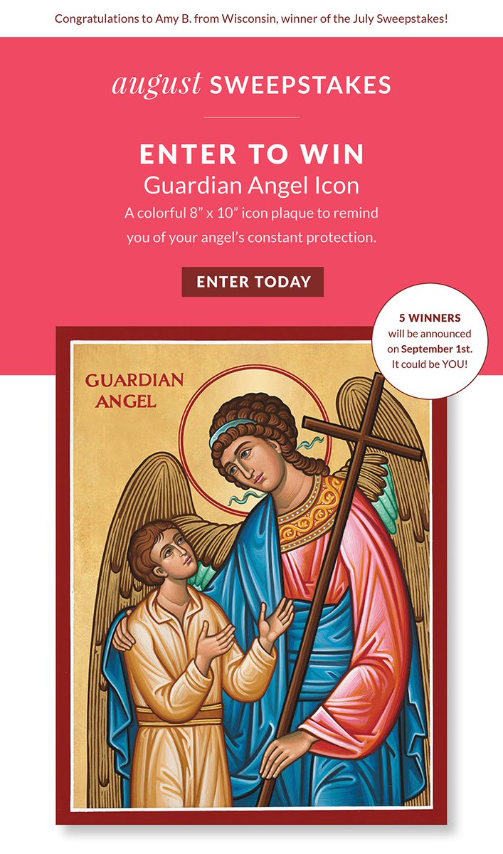 707x1200 Monastery Icons On Twitter Enter To Win A Guardian Angel Icon