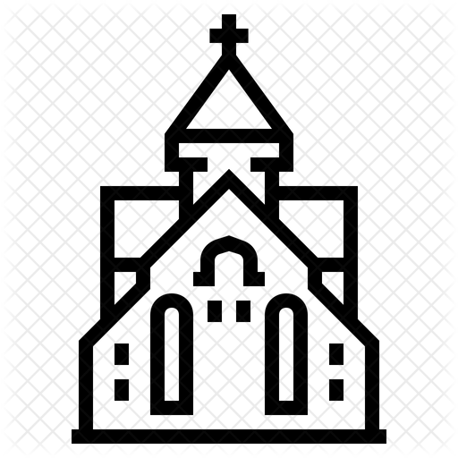 512x512 Sevanavank Monastery Icon Of Line Style