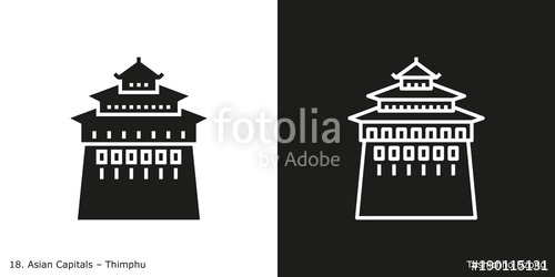 500x250 Tashichhoedzong Monastery Icon Landmark Building Of Thimphu