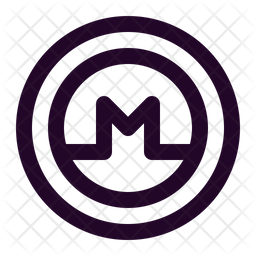 256x256 Monero Icon Of Line Style