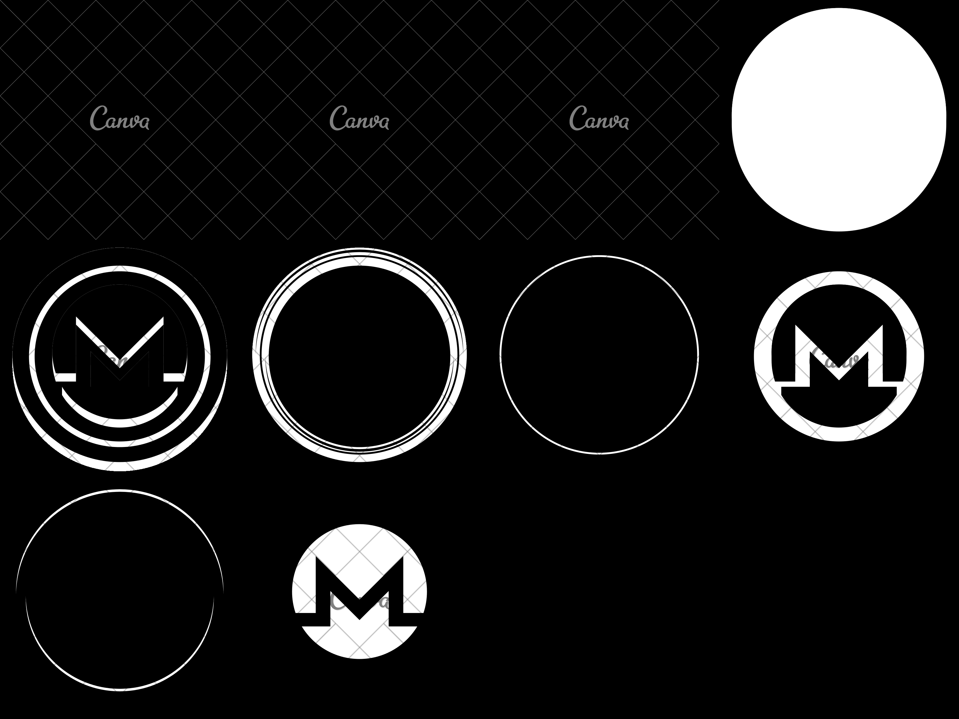 3200x2400 Monero Icon On Golden Coin Isolated