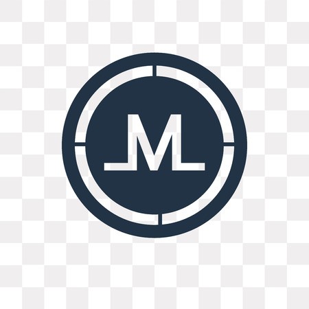 450x450 Monero Vector Icon Isolated On Transparent Background, Monero