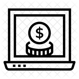 256x256 Data Monetization Website Icon Of Line Style