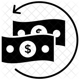 256x256 Money Back Guarantee Icon Of Glyph Style