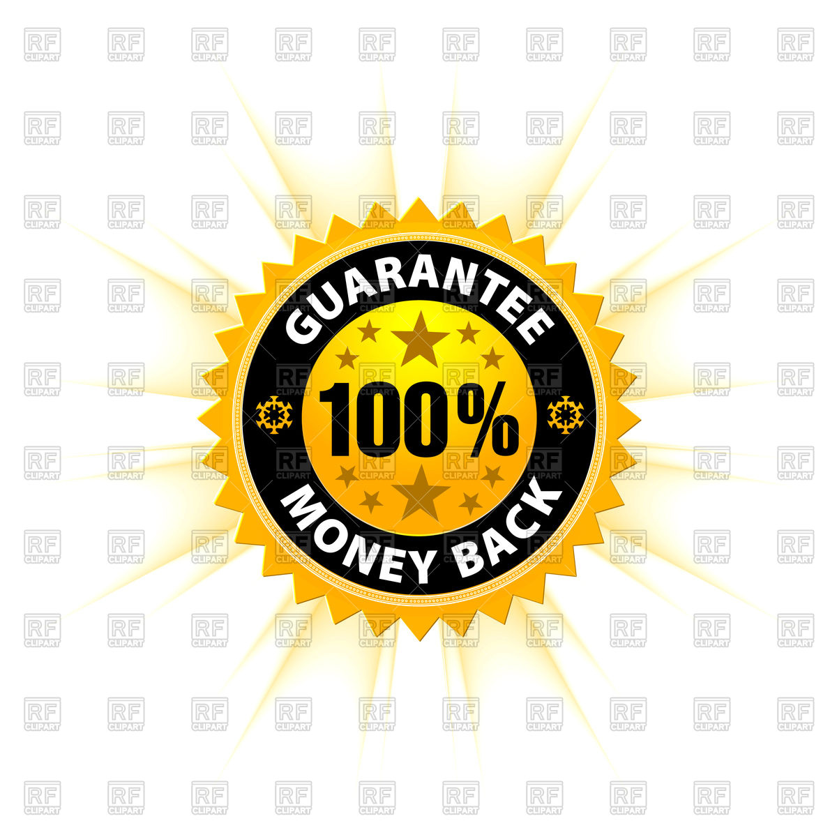 1200x1200 Money Back Guarantee Icon Vector Image Of Signs, Symbols, Maps