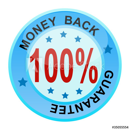 500x500 Money Back Guarantee Web Icon