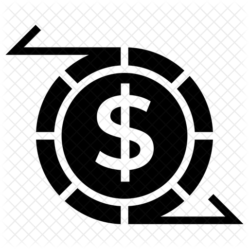 512x512 Money Back Icon Of Glyph Style