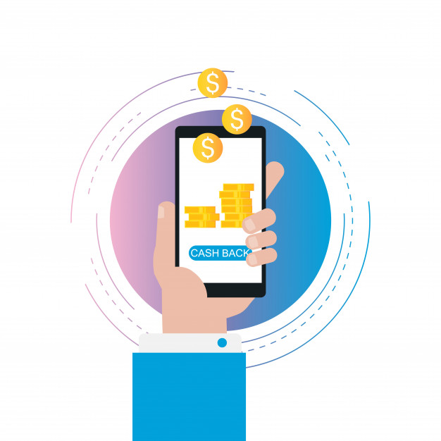 626x626 Cash Back Icon, Money Refund Gradient Color Vector Illustration