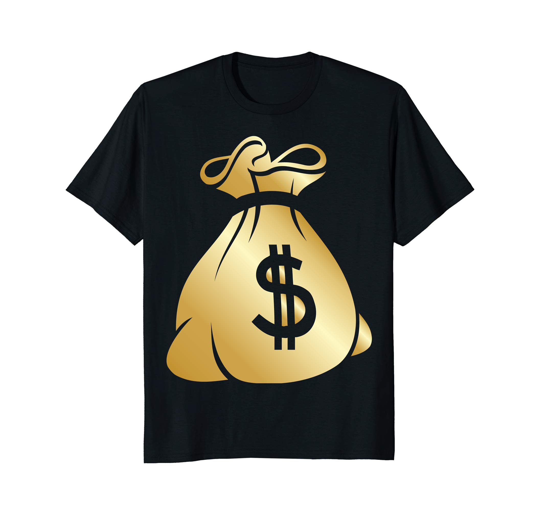 2140x2000 Golden Money Bag Icon T Shirt Clothing