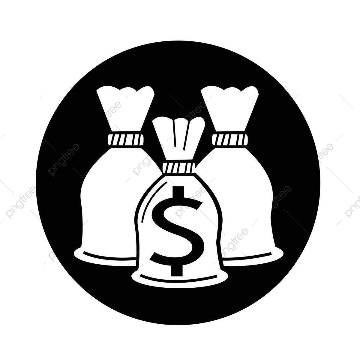 1200x1200 Money Bag Icon, Money, Icon, Bag Png And Vector With Transparent