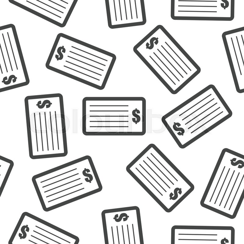 800x800 Check Money Seamless Pattern Stock Vector Colourbox