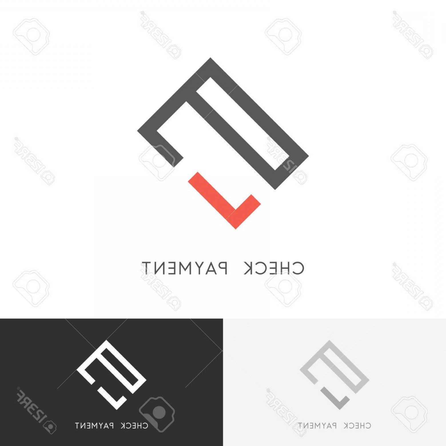 Check you pay. Payment check logo. payment check. payment check vector.