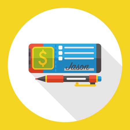 450x450 Money Check Flat Icon Royalty Free Vector Graphics