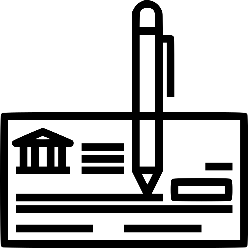 981x980 Check Checque Bank Sign Payment Money Png Icon Free Download