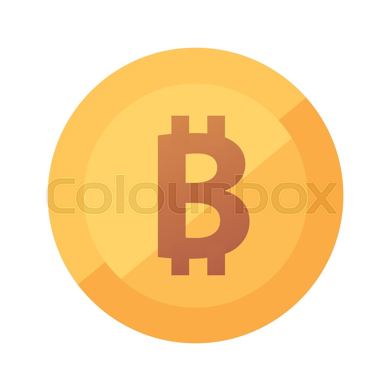 800x800 Bitcoin Gold Flat Icon Round Logo Of Stock Vector Colourbox
