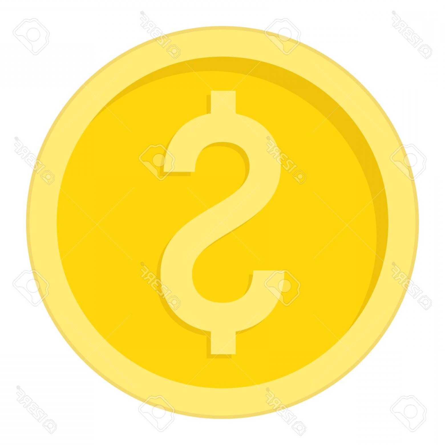1560x1560 Photocoin Dollar Flat Icon Business And Finance Money Sign Vector