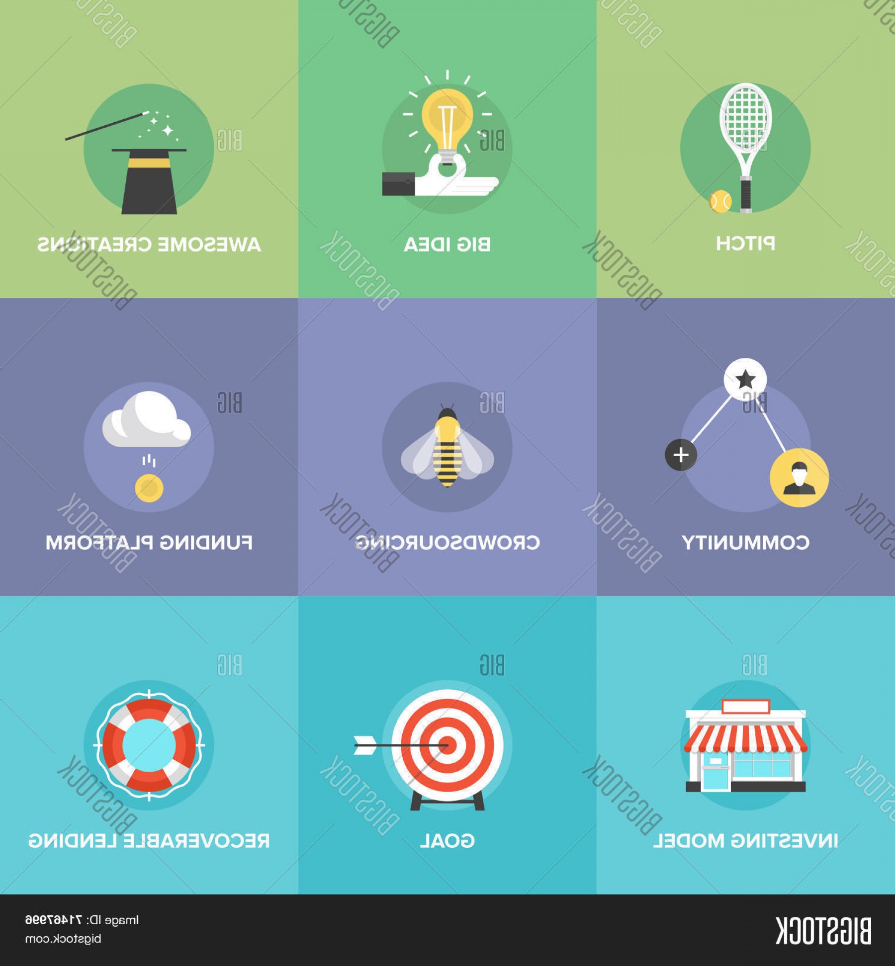 1800x1944 Stock Vector Crowdsourcing And Funding Money Flat Icons Hoodamathrun