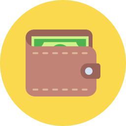 256x256 Wallet Icon Flat