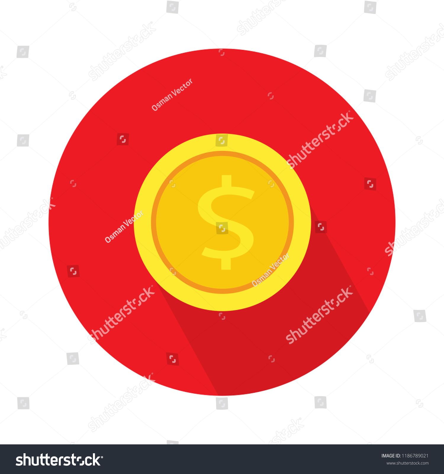1500x1600 Dollar Coin Flat Icon Vector Money