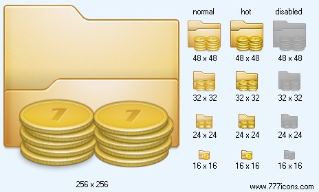 464x280 Money Folder Icon Money Icon Set