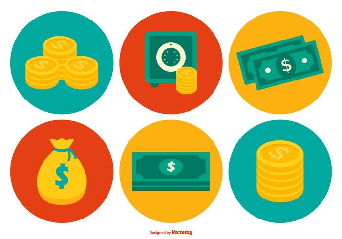 700x490 Colorful Money Icon Collection