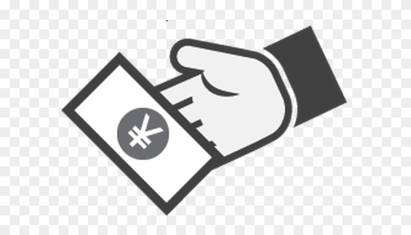 840x480 Hand With Money Icon