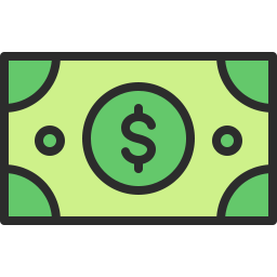 256x256 Money Icon Outline Filled