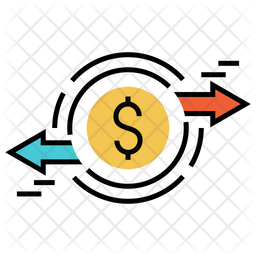 256x256 Money Transfer Icon Of Dualtone Style