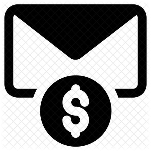 512x512 Money Order Icon Of Glyph Style