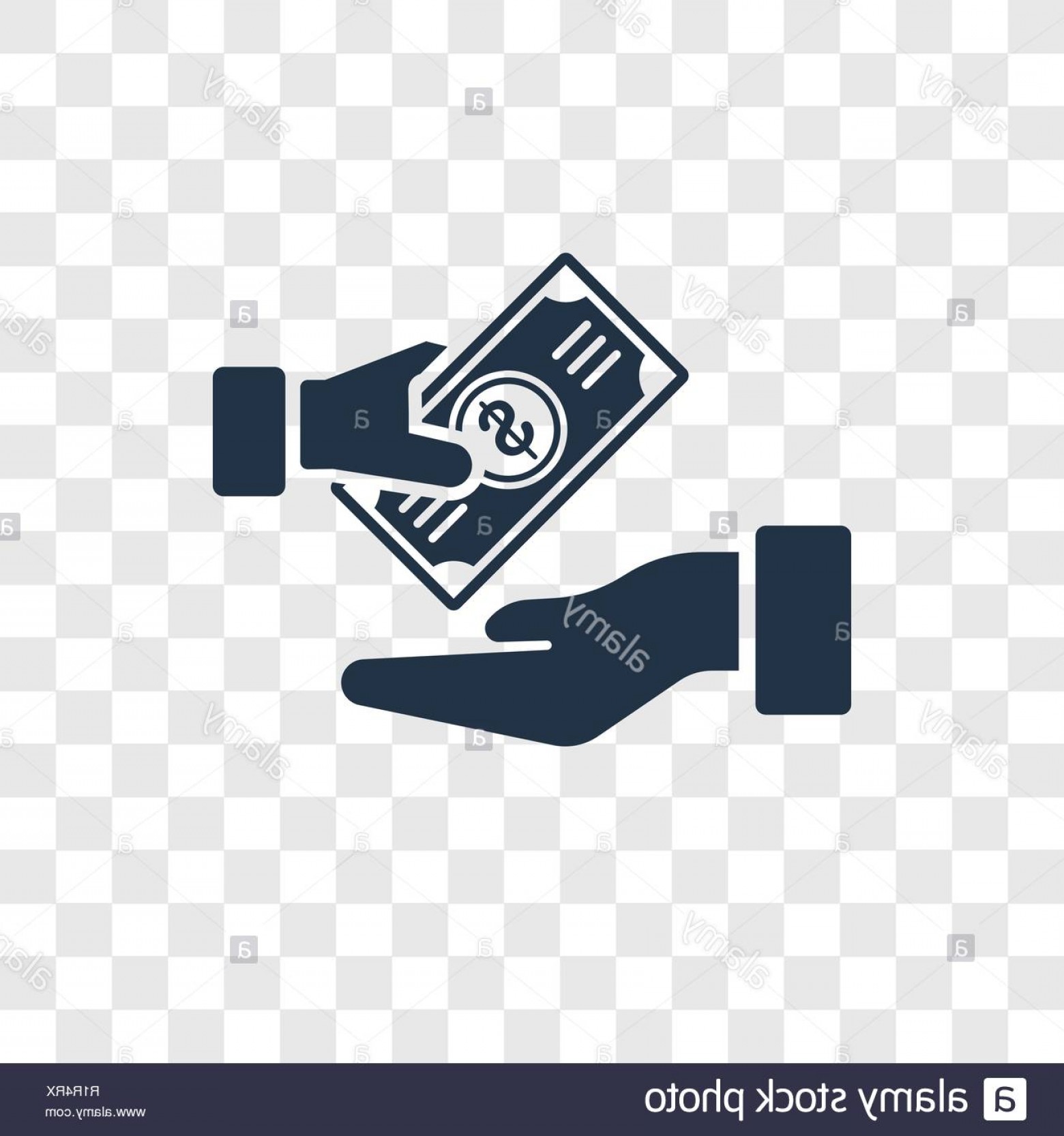 1560x1666 Money Transfer Vector Icon Isolated On Transparent Background