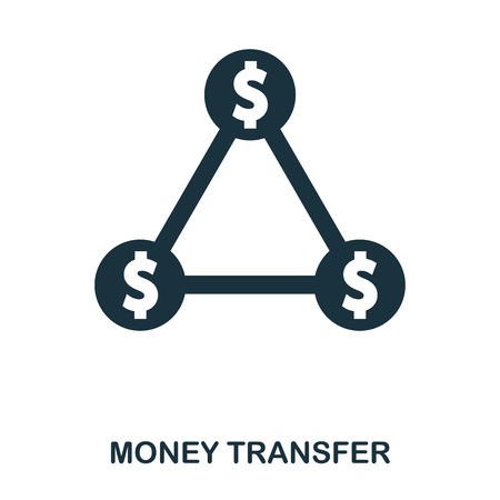 450x450 Money Transfer Icon Flat Style Icon Design Ui Illustration