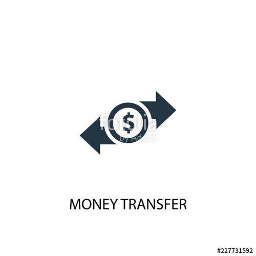500x500 Money Transfer Icon Simple Element Illustration Money Transfer
