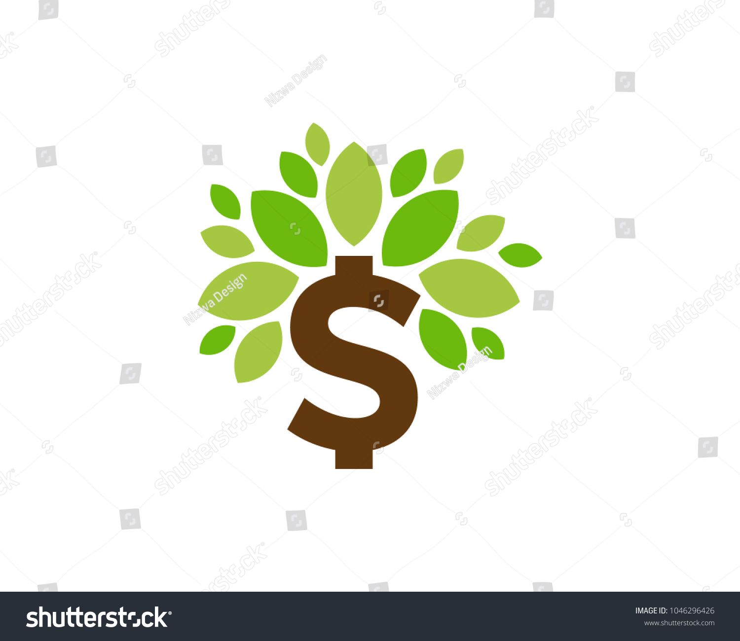 1500x1300 Money Tree Icon Logo Design Element Unique Logo And Icon Tree