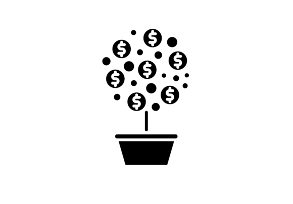 580x404 Money Tree Icon Graphic