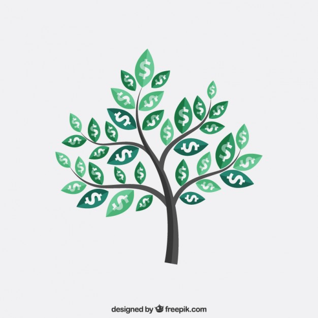 626x626 Money Tree Vector Free Download