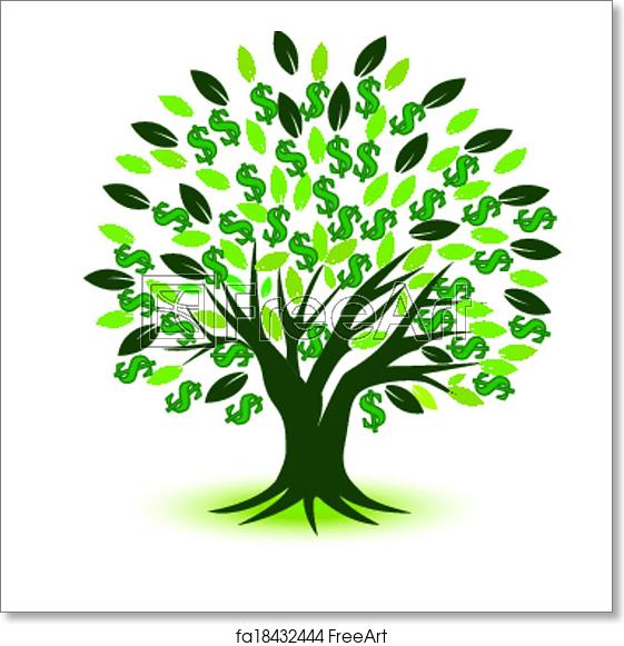 561x581 Free Art Print Of Money Tree Prosperity Symbol Logo Money Tree