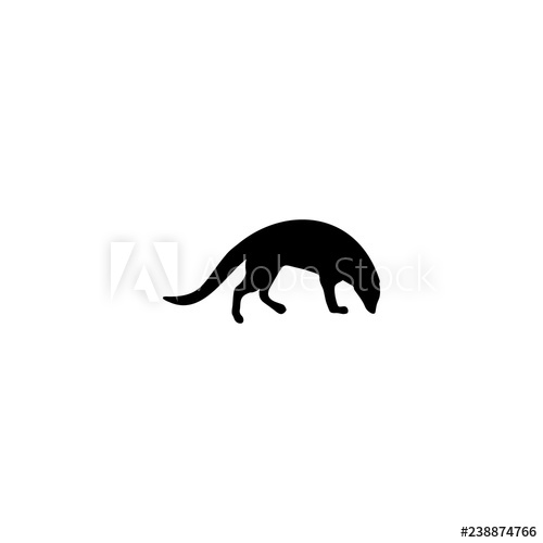 500x500 Mongoose Vector Icon Mongoose Sign On White Background Mongoose