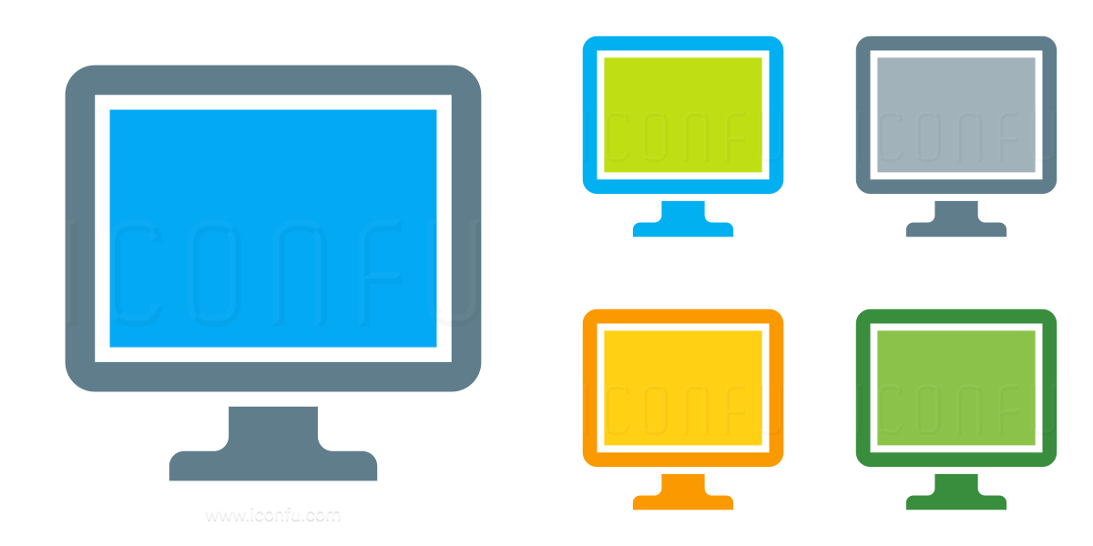 Monitor Icon 1200x600 Monitor Icon