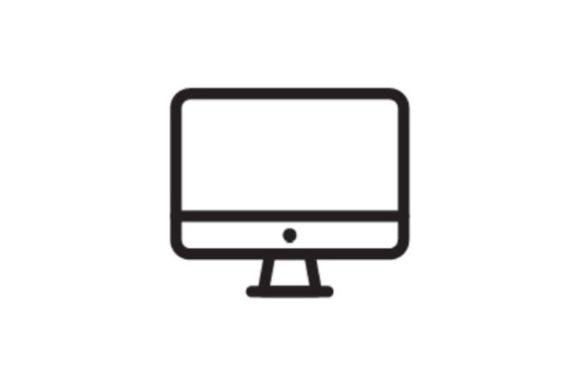 Monitor Icon Graphic 580x386 Monitor Icon Graphic