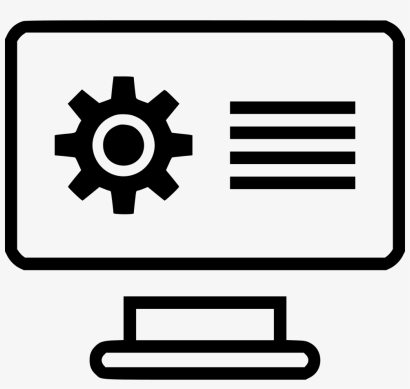 820x778 Gear Computer Monitor Screen Online Web Options Comments