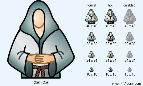 464x280 Monk Icon Professional Icon Set