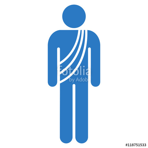 500x500 Buddhist Monk Icon Vector Style Is Flat Iconic Symbol, Smooth