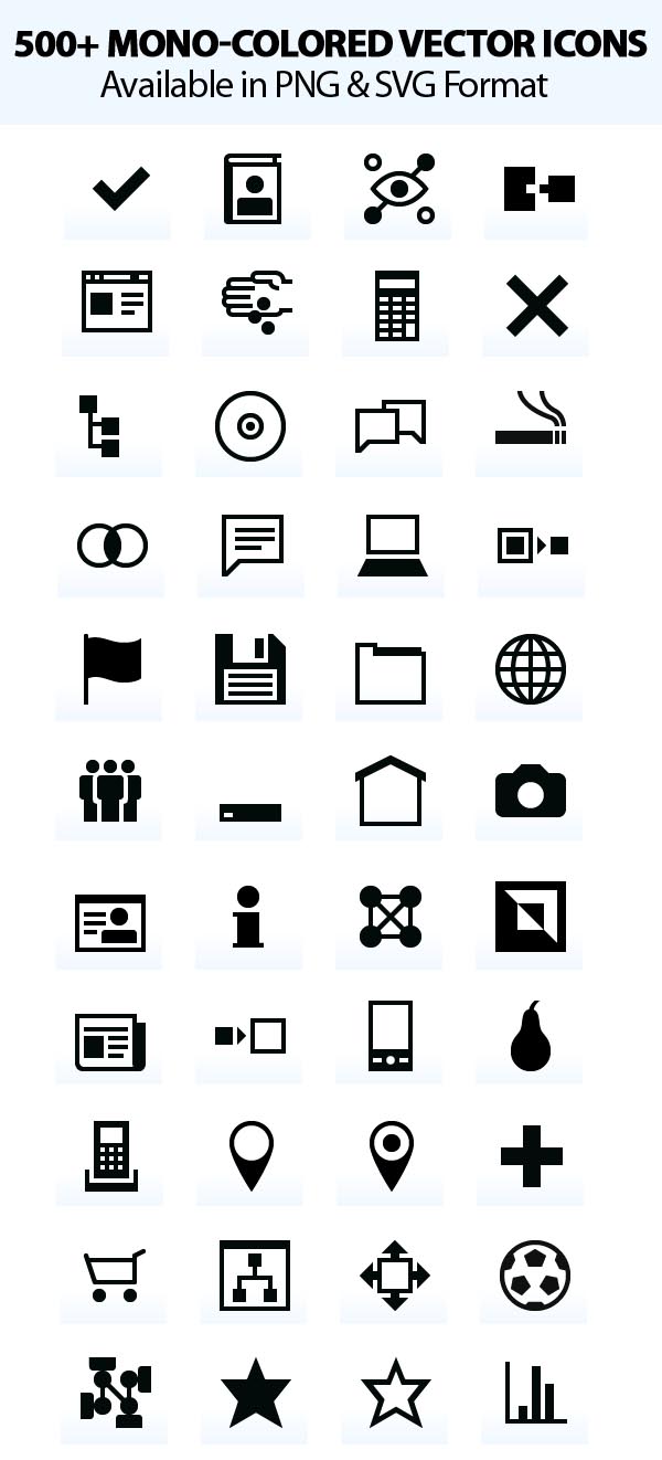 600x1322 Mono Colored Vector Icons Icons Graphic Design Junction